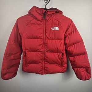 The North Face Kids Down Filled Reversable Red Puffer Jacket M (10)